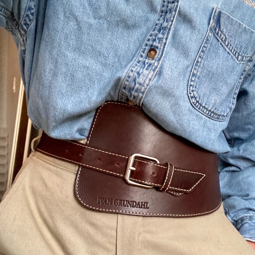 Ivan Grundahl Asymmetrical Corset Belt